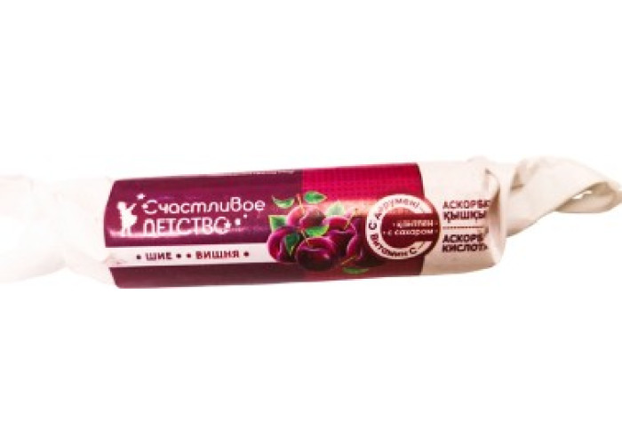 Аскорбиновая кислота с сахаром вишня № 10, крутка