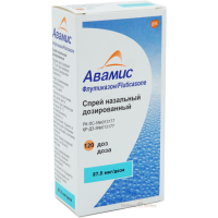 Авамис 27,5 мкг/доза 120 доз, спрей назальный