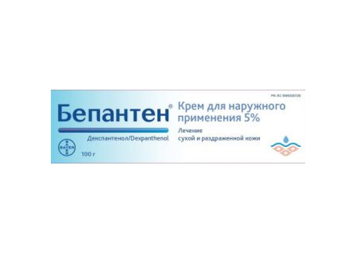 Бепантен 5% 100 г, крем