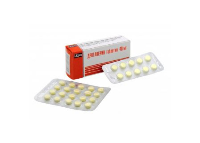 Дротаверин 40 мг № 50, таблетки