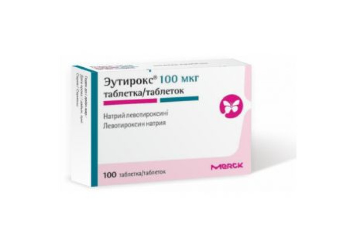 Эутирокс 100 мкг № 100, таблетки