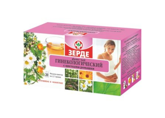 Гинекологический с цветками ромашки 1,5 № 20, фиточай Зерде