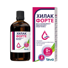 Хилак Форте 100 мл, капли внутрь