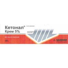 Кетонал 30 г, крем