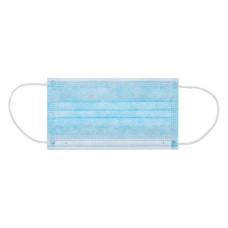 Маска 3-слойная голубая № 1