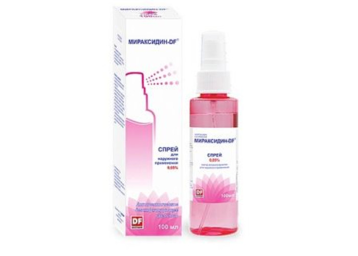 Мираксидин-DF 0,05% 100 мл, спрей наружный