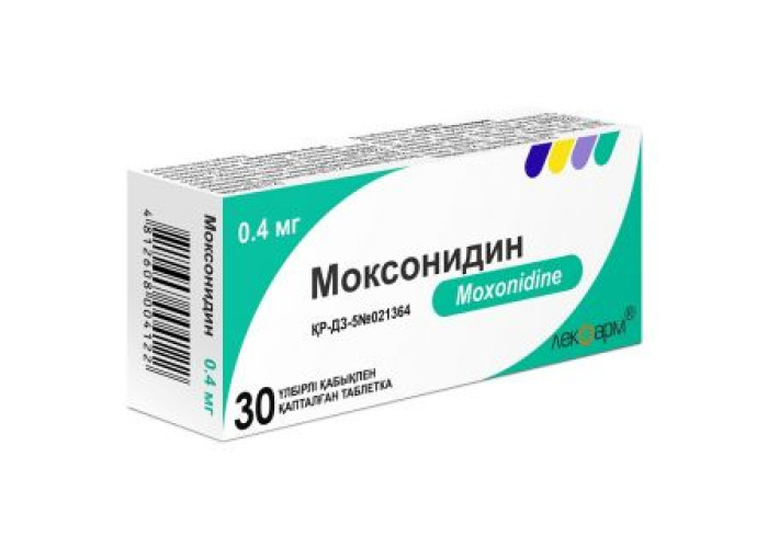 Моксонидин-ЛФ 0,4 мг № 30, таблетки