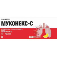 Муконекс-С 600 мг/200 мг № 10, таблетки шипучие
