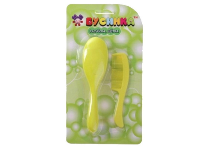 Набор расческа и щетка, арт 012