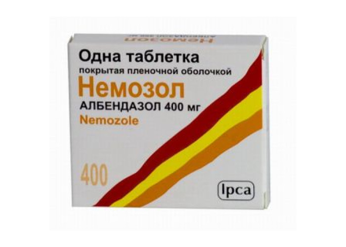 Немозол 400 мг № 1, таблетка