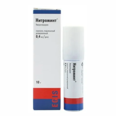 Нитроминт 0,4 мг/доза 10 г, аэрозоль подъязычный