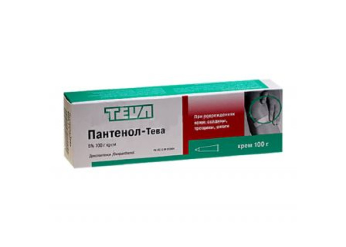 Пантенол-Тева 5% 100 г, крем