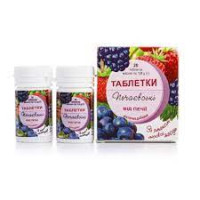 Печаевские лесные ягоды 100 мг № 20, таблетки жевательные