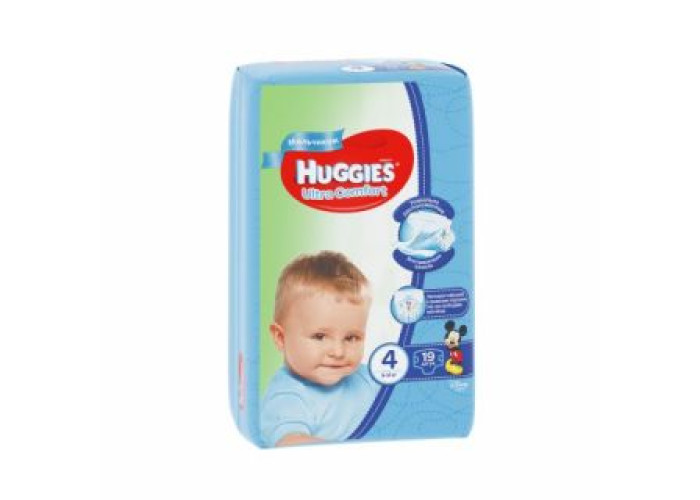 Подгузники Хаггис Ультра Комфорт для мальчиков 4 (8-14 кг) №19