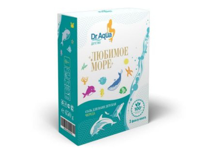 Соль для ванн морская детская Череда «Любимое море» 150 г № 3