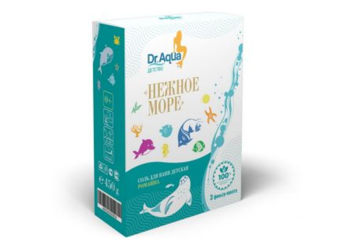 Соль для ванн морская детская Ромашка «Нежное море» 150 г № 3