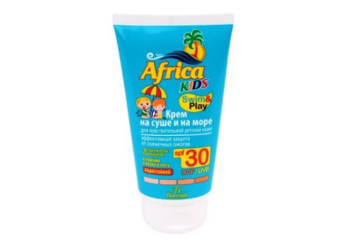 Солнцезащитный детский крем на суше и на море 30 СПФ, 150 мл