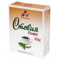 Стевия плюс 100 мг № 150, таблетки сахарозаменитель