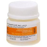 Стрептоцидовая 10% 25 г, мазь