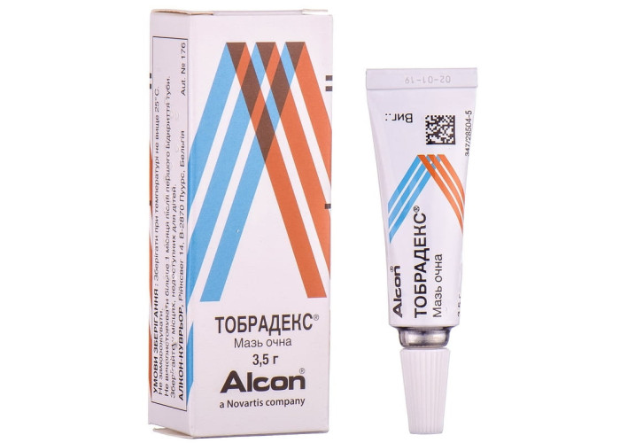 Тобрадекс 3,5 г, мазь глазная