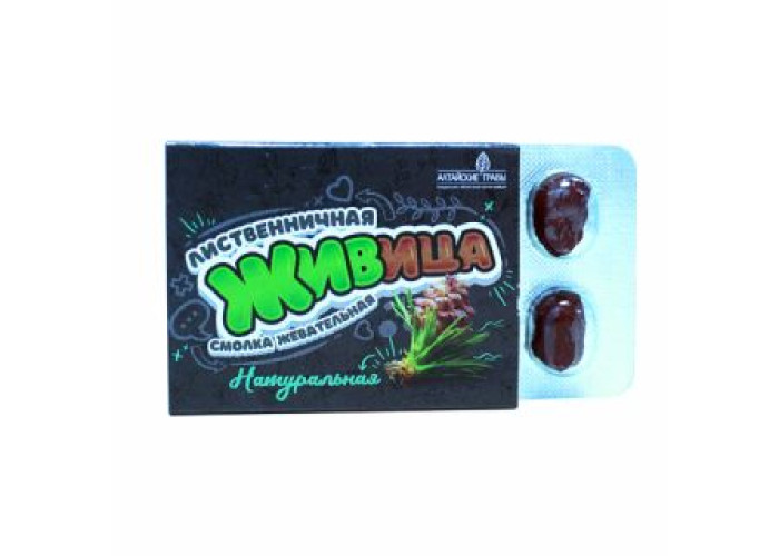 Живица лиственничная № 5, резинка жевательная