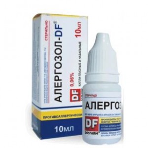 Алергозол-DF 0,06% 10 мл, капли глазные и назальные