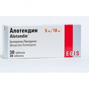 Алотендин 5 мг/10 мг № 30, таблетки