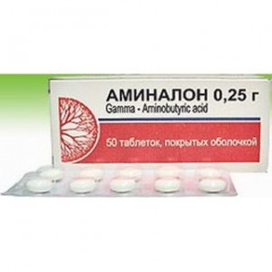 Аминалон 250 мг № 50, таблетки