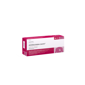 Аторвастатин - Санто 20 мг № 30, таблетки