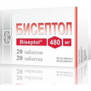 Бисептол 480 мг № 20, таблетки
