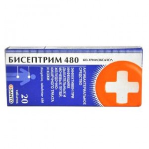 Бисептрим 480 мг № 20, таблетки