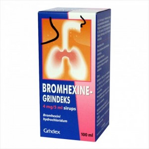 Бромгексин 4 мг/5 мл 100 мл, сироп