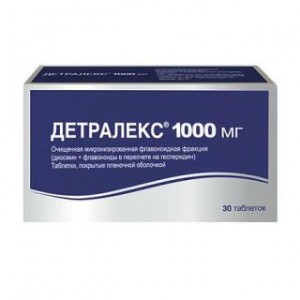 Детралекс 1000 мг № 30, таблетки