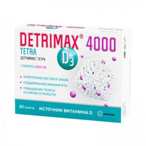 Детримакс Тетра 4000 № 60, таблетки