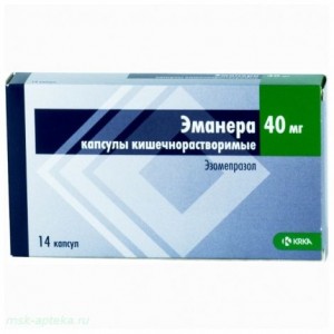Эманера 40 мг № 14, капсулы