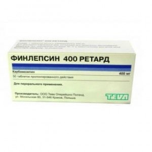 Финлепсин-Тева 400 мг, № 50 таблетки ретард