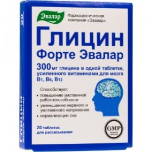 Глицин Форте 0,6 мг № 60, таблетки