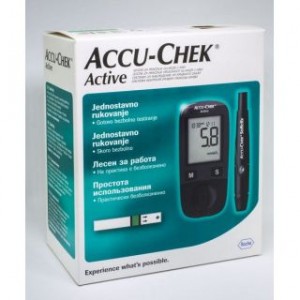 Глюкометр Акку-Чек Актив + 10 тест-полосок в комплекте