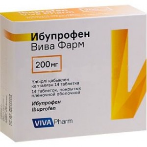 Ибупрофен Вива 200 мг № 14, таблетки