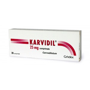 Карвидил 6,25 мг № 28, таблетки