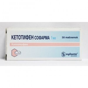 Кетотифен 1 мг № 30, таблетки