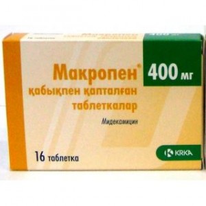 Макропен 400 мг № 16, таблетки
