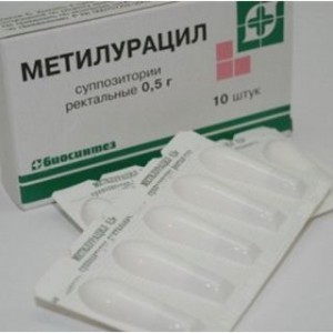 Метилурацил 500 мг № 10, свечи ректальные