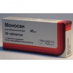 Моносан 40 мг № 30, таблетки