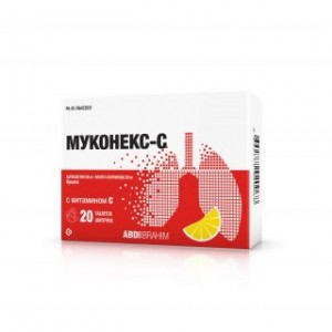 Муконекс-С 600 мг/200 мг № 20, таблетки шипучие