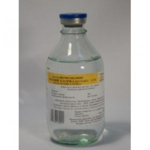 Натрия хлорид 0,9% 250 мл, раствор для инфузий во флаконе