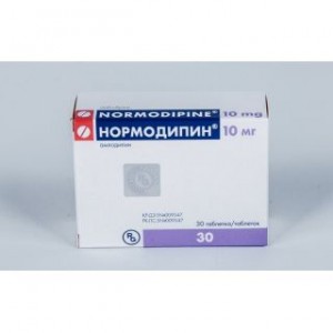 Нормодипин 10 мг № 30, таблетки