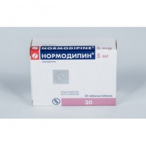 Нормодипин 5 мг № 30, таблетки