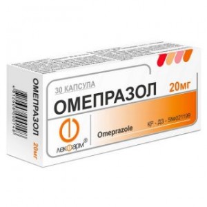 Омепразол-ЛФ 20 мг № 30, капсулы