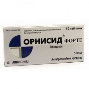 Орнисид Форте 500 мг № 10, таблетки